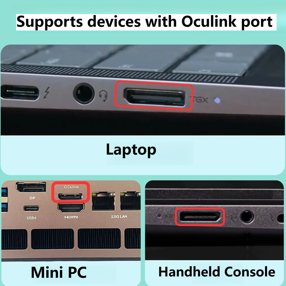 Oculink eGPU Graphics Card Doc - Oculink Egpu Mini Pc ulasan dan harga