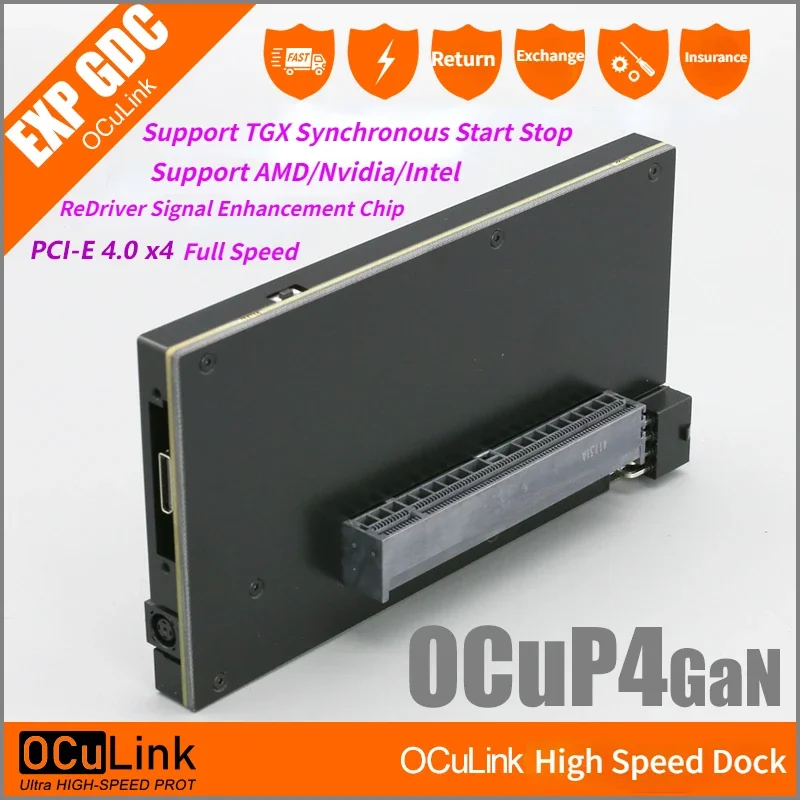 OCuP4GaN OCuLink GPU Dock Case - Oculink Egpu Mini Pc ulasan dan harga