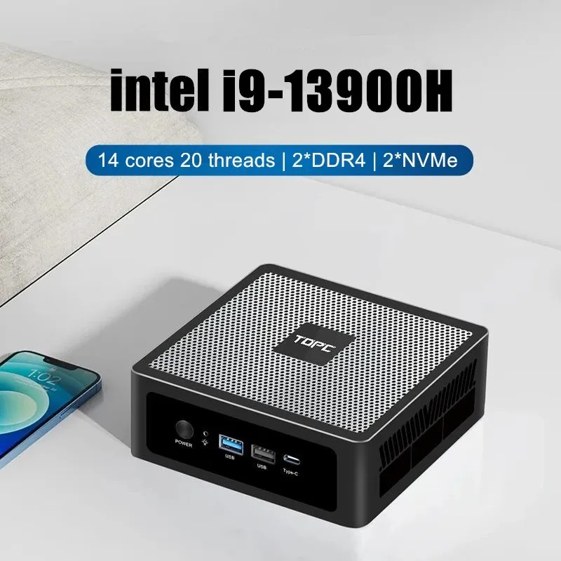 TOPC Mini PC 13th Gen Intel Co - Intel Core I9 13900H Mini Pc ulasan dan harga