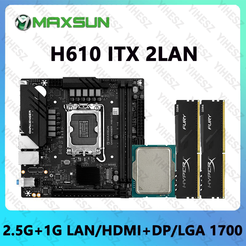 H610 ITX Motherboard Set With  - Lga1700 Itx Motherboard Ddr5 ulasan dan harga
