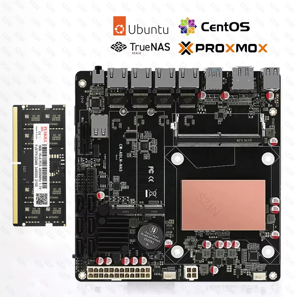 ITX N150 Motherboard Nas Set A - Nas Motherboard 8 Sata Mini Itx ulasan dan harga