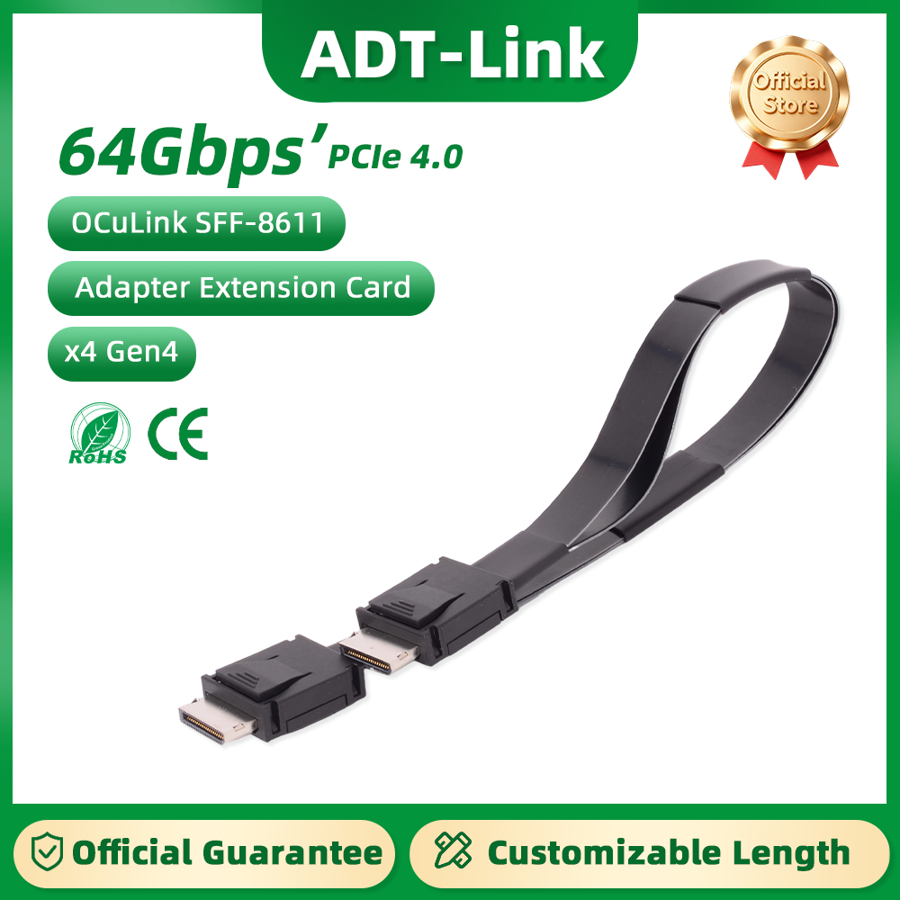ADT-Link  PCI-E 4.0 X4 SFF-861 - Oculink Egpu Mini Pc ulasan dan harga
