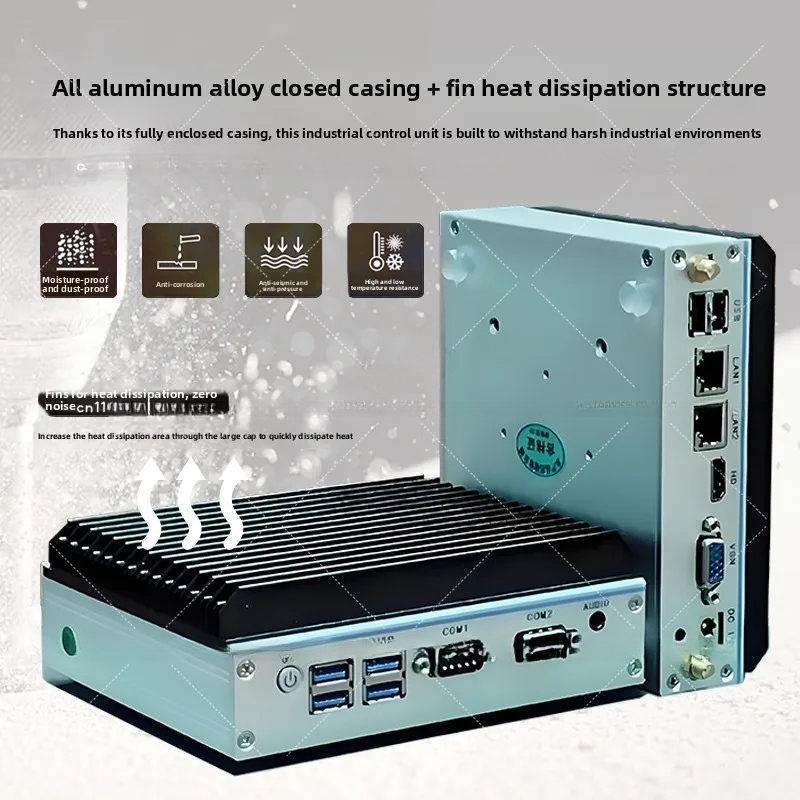 Mini Industrial PC - Quad-Core - Fanless Industrial Pc Rs485 Core I7 ulasan dan harga