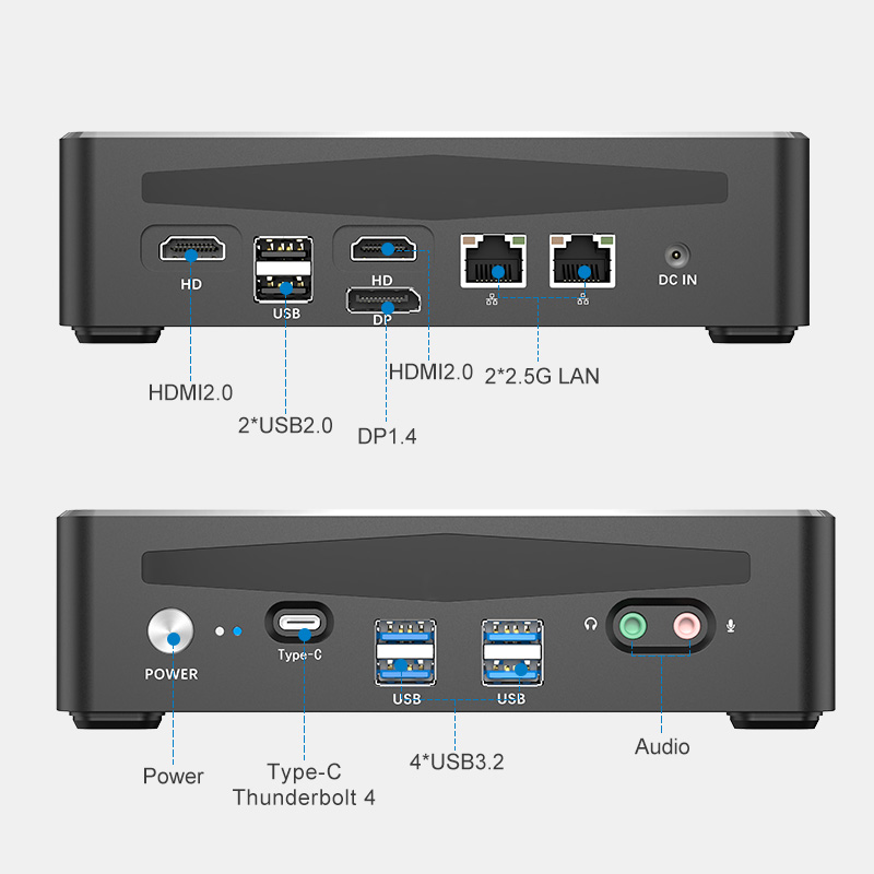 Mini Computer Gaming 13th Gen  - Intel Core I9 13900H Mini Pc ulasan dan harga