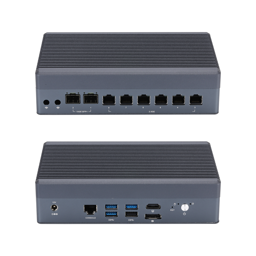 Barebone Mini PC 2x Intel 10G  - Dual Lan 10G Sfp+ Mini Pc ulasan dan harga