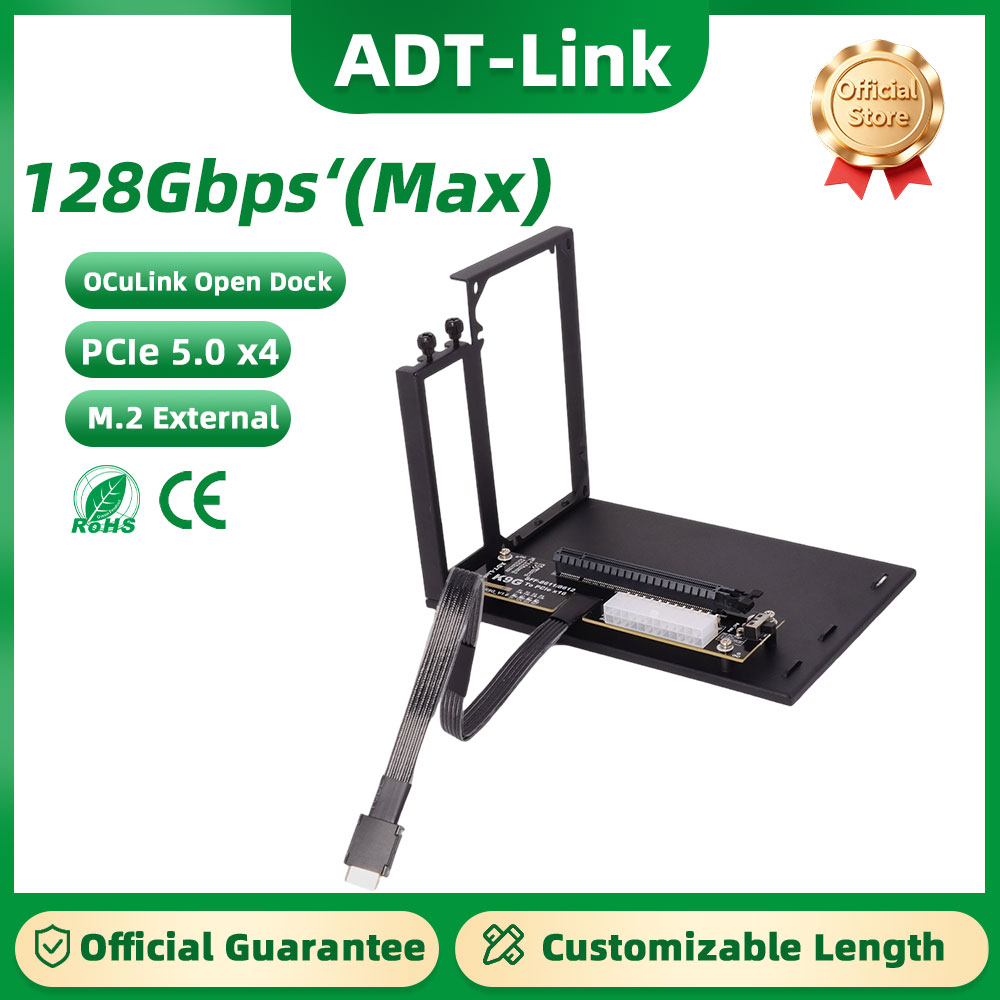 ADT-Link PCIe 5.0 K993G OcuLin - Oculink Egpu Mini Pc ulasan dan harga