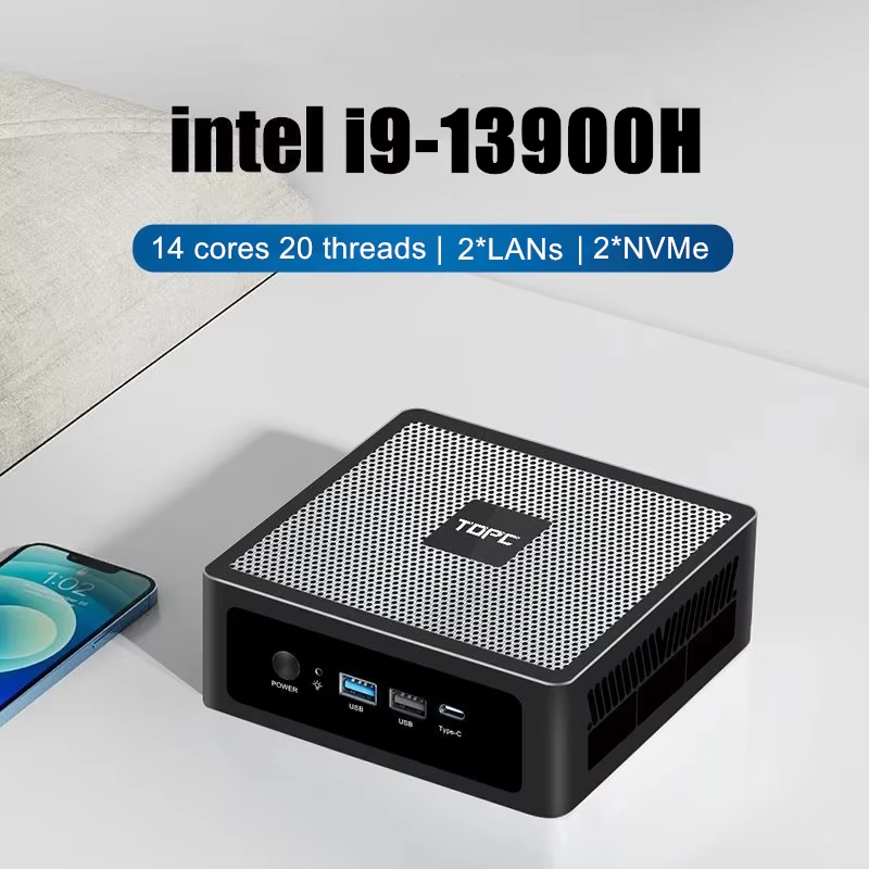 Topton Gaming Mini PC 13th Gen - Intel Core I9 13900H Mini Pc ulasan dan harga