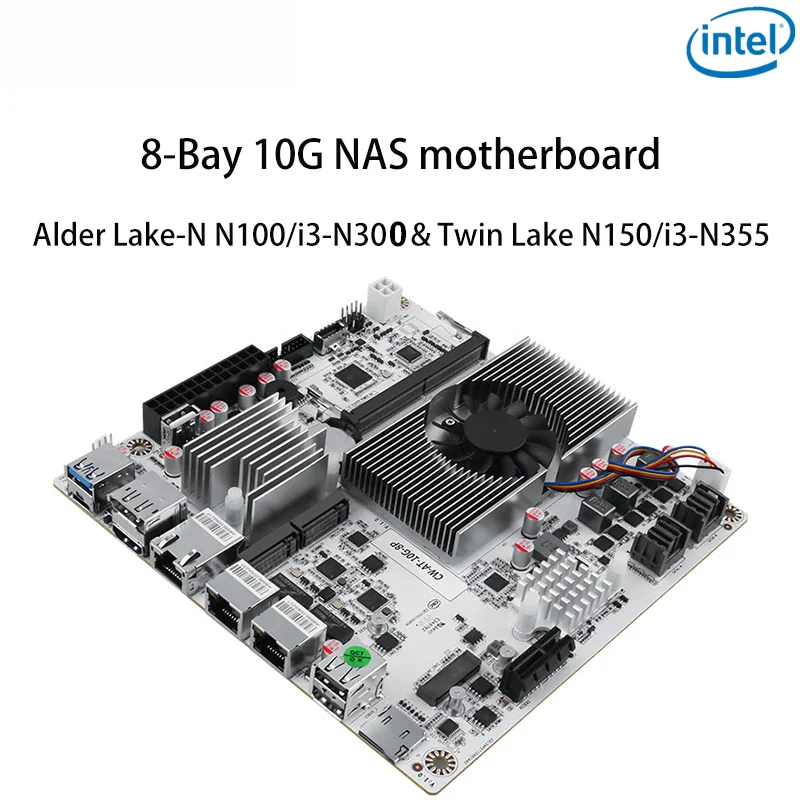 8-Bay 10G NAS Motherboard Inte - Nas Motherboard 8 Sata Mini Itx ulasan dan harga