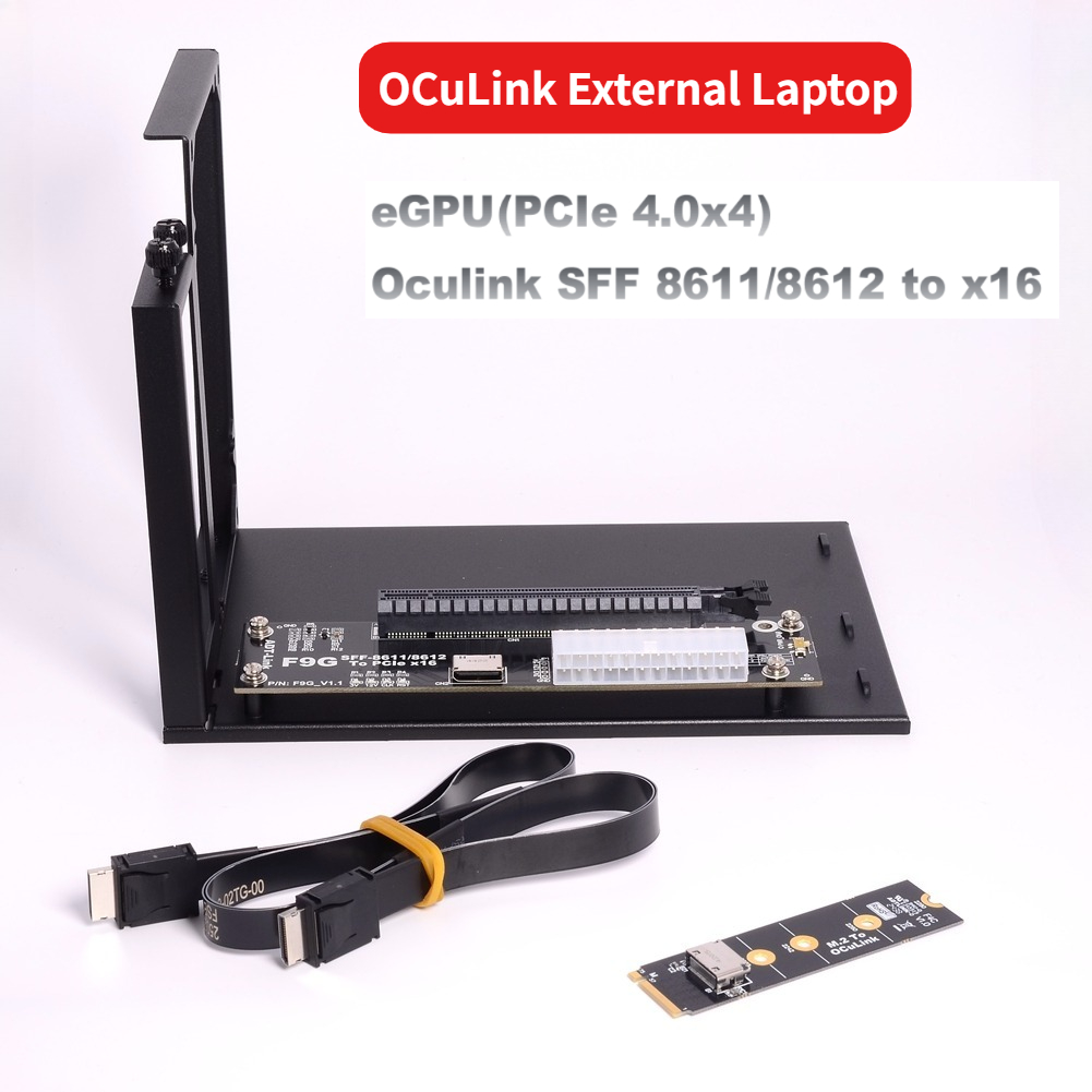 F9G-BK7 PCIe 4.0 X4 64Gbps OCu - Oculink Egpu Mini Pc ulasan dan harga
