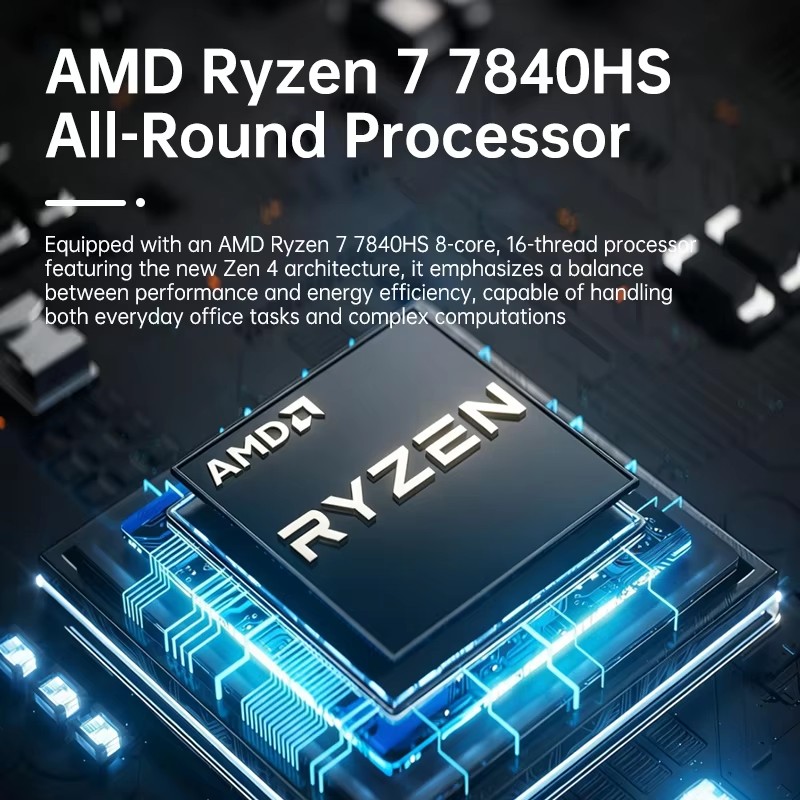 Topton Portable Gaming Mini PC - Amd Ryzen 7 7840Hs Mini Pc ulasan dan harga