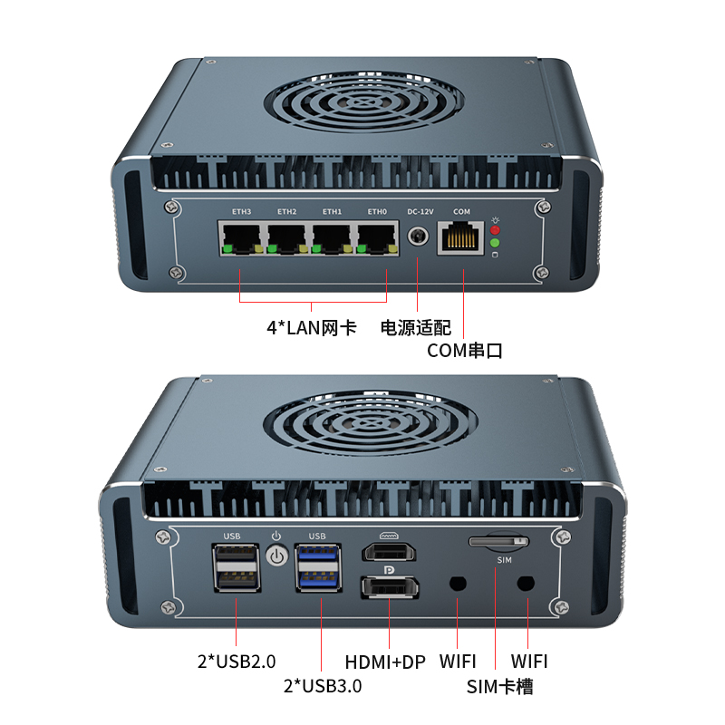 2.5G Fan Mini PC Router 13620H - Pfsense Firewall Router 2.5G 4 I226 ulasan dan harga