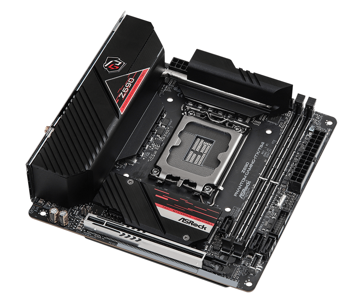 Z690 Mini-ITX ASROCK Z690 PHAN - Lga1700 Itx Motherboard Ddr5 ulasan dan harga