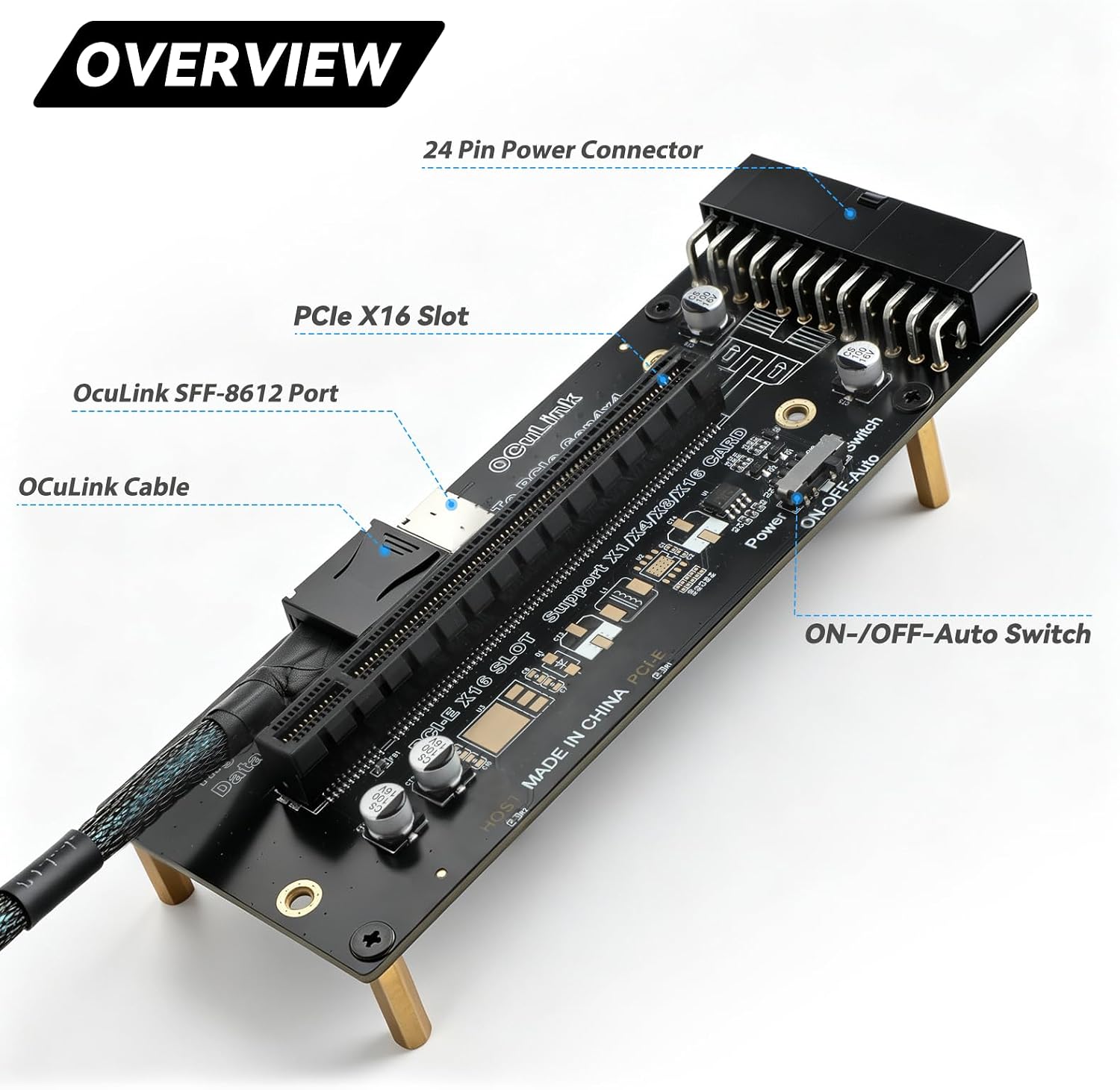 OCuLink PCIe 4.0 X4 64Gbps SFF - Oculink Egpu Mini Pc ulasan dan harga