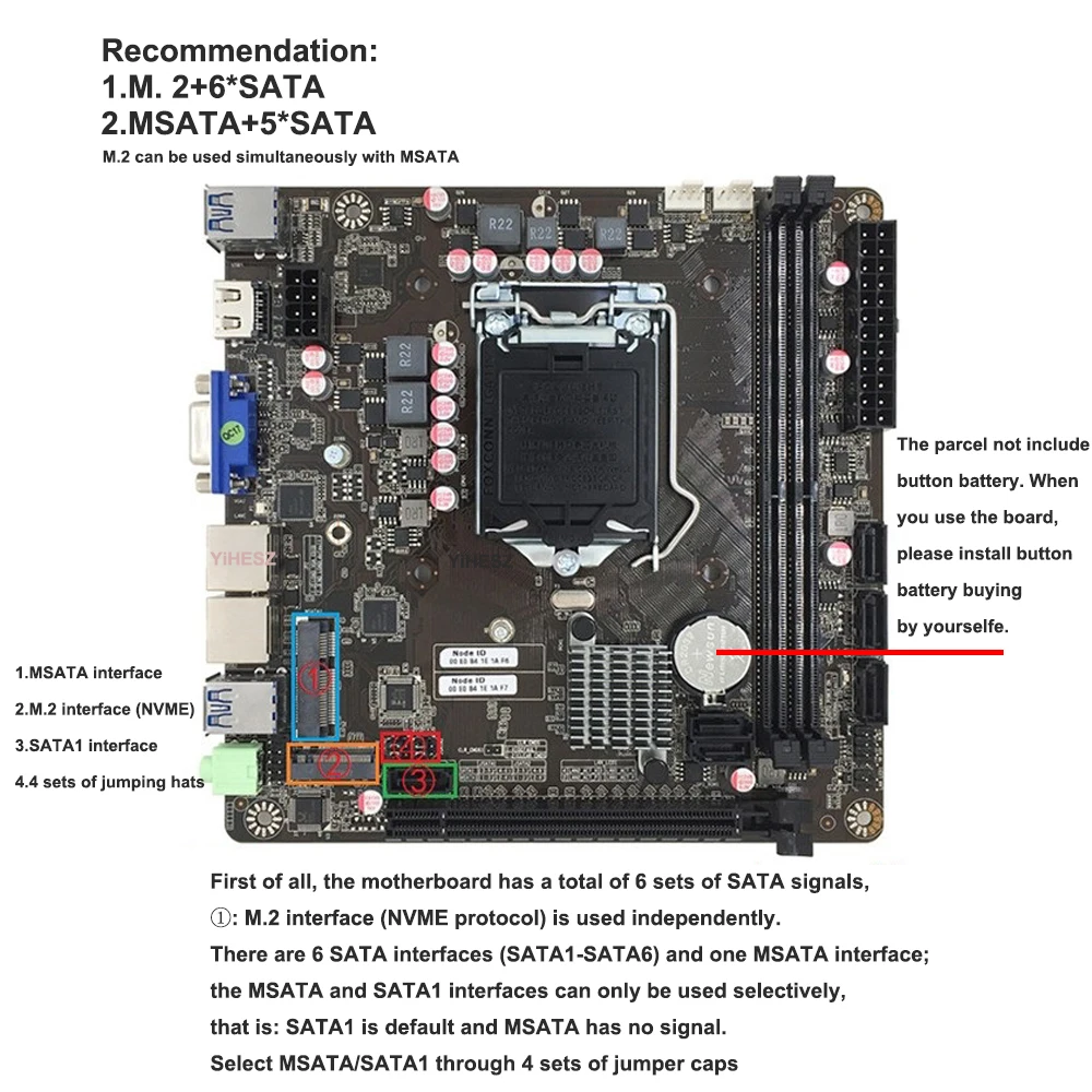 B365 Mini-ITX Motherboard LGA  - Nas Motherboard 8 Sata Mini Itx ulasan dan harga