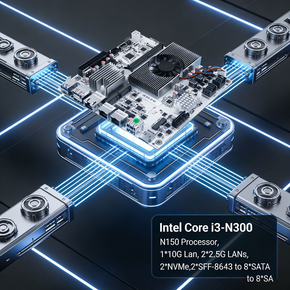 8-Bay NAS Mini ITX Motherboard - Nas Motherboard 8 Sata Mini Itx ulasan dan harga