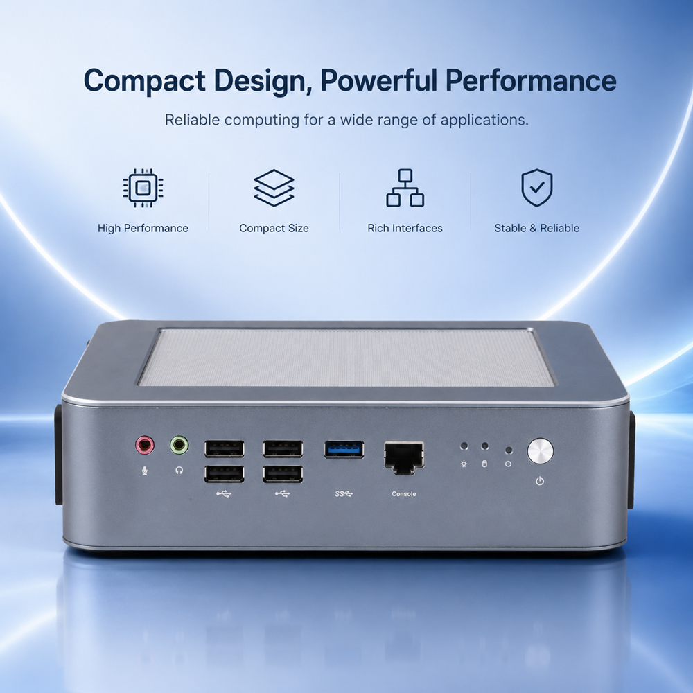 Qotom Q51551ST Mini PC Int el  - Dual Lan 10G Sfp+ Mini Pc ulasan dan harga