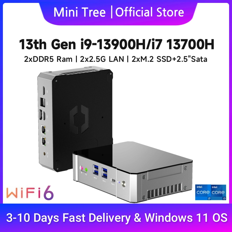 13Th Gen Mini Gaming PC Window - Intel Core I9 13900H Mini Pc ulasan dan harga